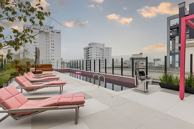 Experiência premium no Jardins | Piscina & Rooftop