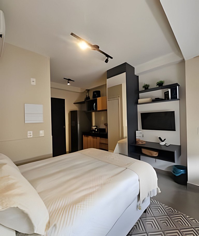 Flat Âmbar - novo, moderno e completo
