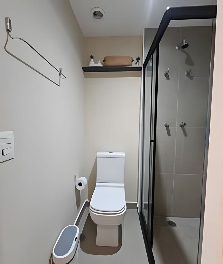 Flat Âmbar - novo, moderno e completo
