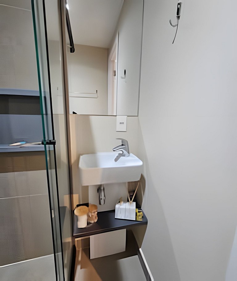 Flat Âmbar - novo, moderno e completo
