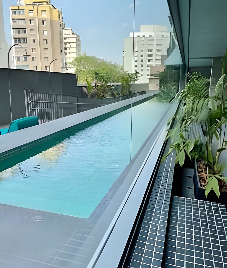 Flat Âmbar - novo, moderno e completo
