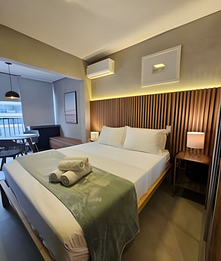 Studio Luxuoso com Lazer Completo-Prox. Ibirapuera
