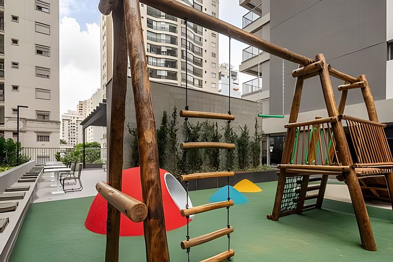 Studio Luxuoso com Lazer Completo-Prox. Ibirapuera