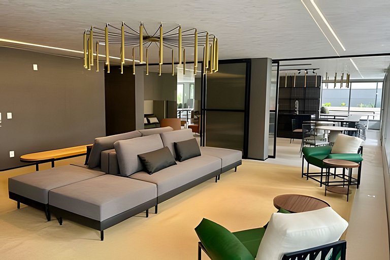 Studio Luxuoso com Lazer Completo-Prox. Ibirapuera