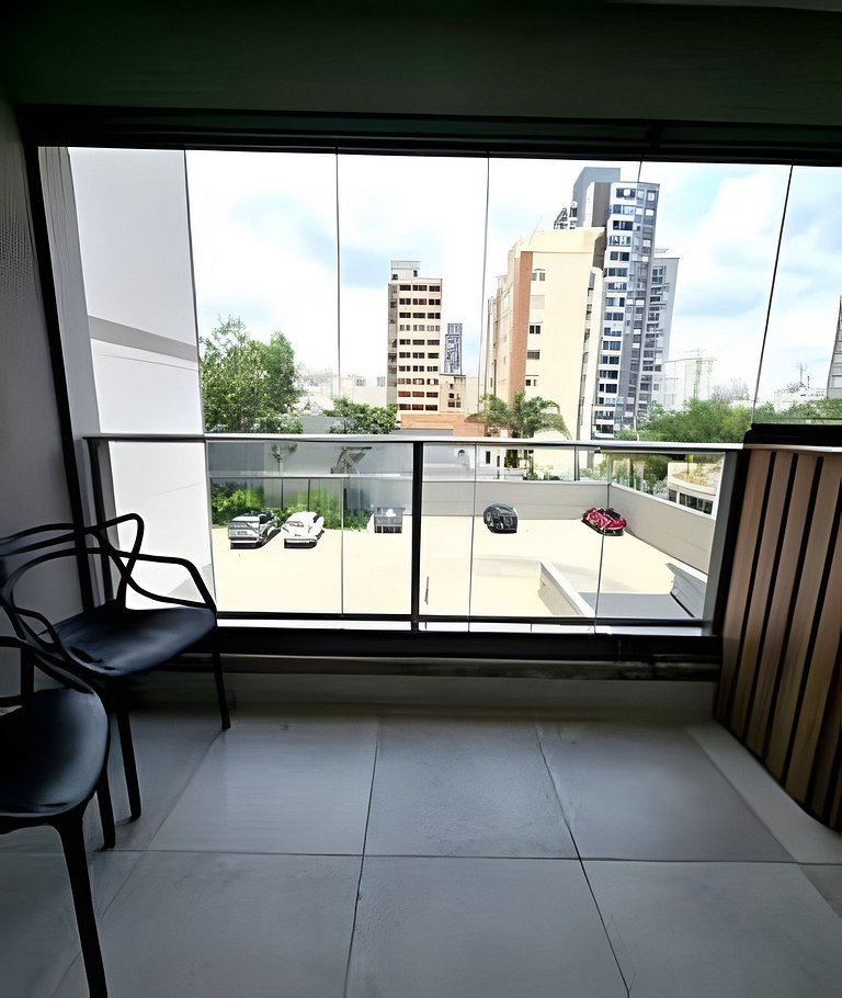 Flat premium ao lado do Allianz Parque