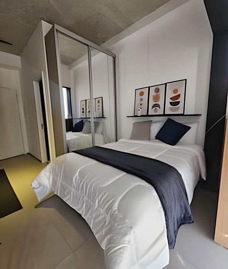 Studio novo e totalmente equipado no centro da Vila Olímpia