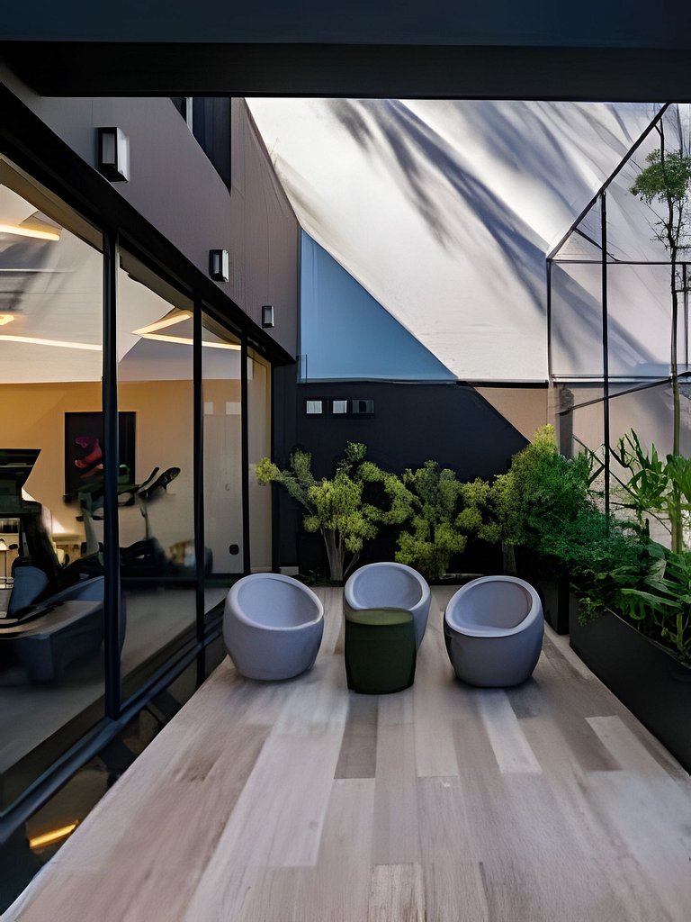 Studio novo e totalmente equipado no centro da Vila Olímpia