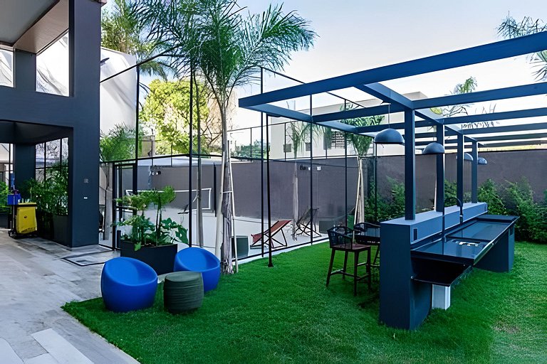 Studio novo e totalmente equipado no centro da Vila Olímpia