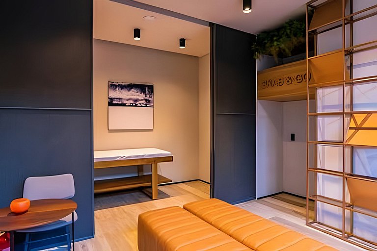 Studio novo e totalmente equipado no centro da Vila Olímpia
