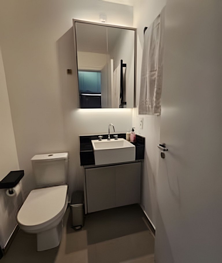 Studio novo e totalmente equipado no centro da Vila Olímpia
