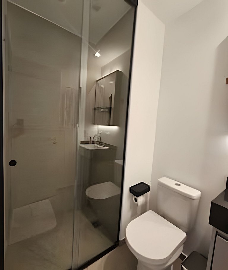 Studio novo e totalmente equipado no centro da Vila Olímpia