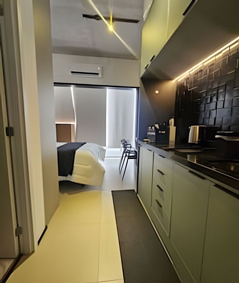 Studio novo e totalmente equipado no centro da Vila Olímpia