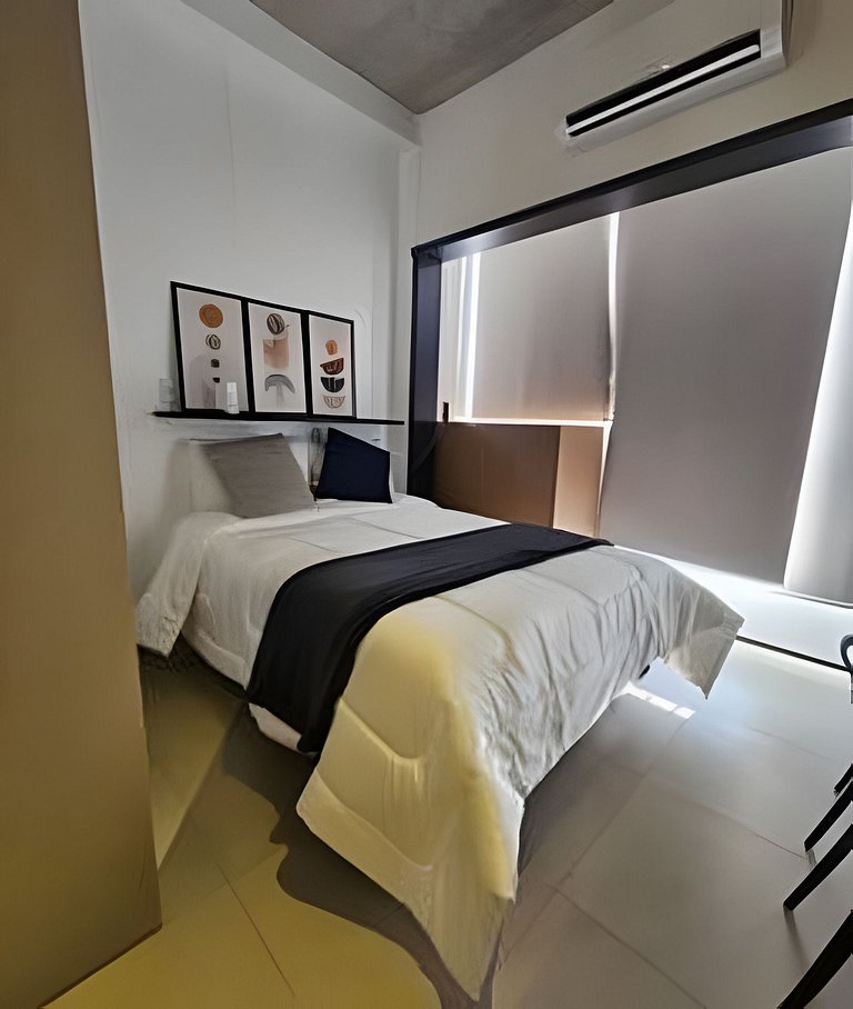 Studio novo e totalmente equipado no centro da Vila Olímpia