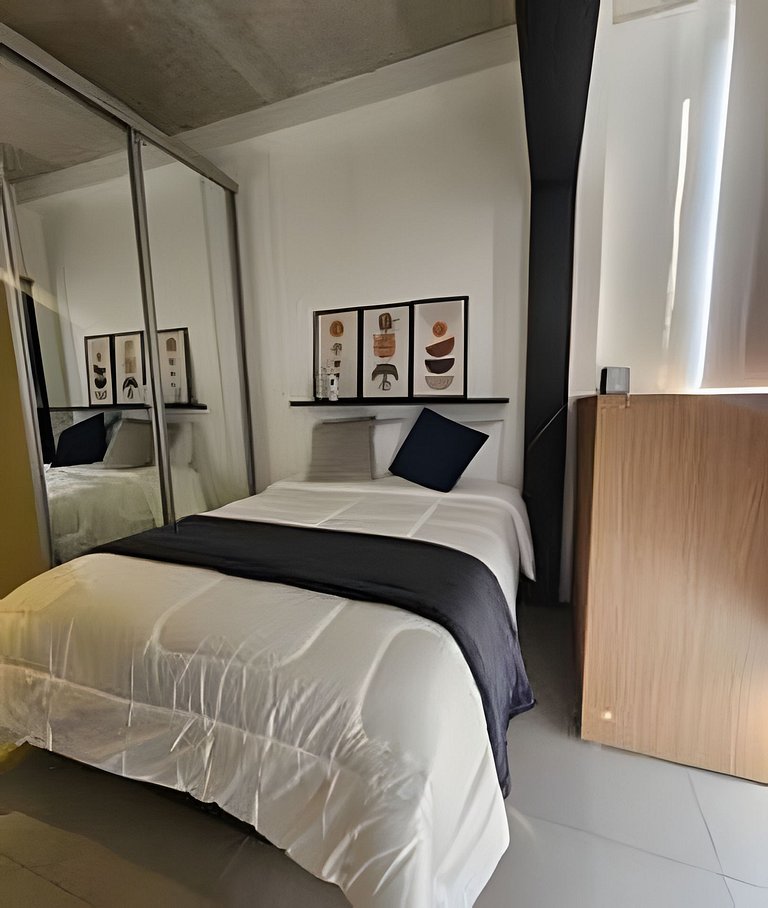 Studio novo e totalmente equipado no centro da Vila Olímpia